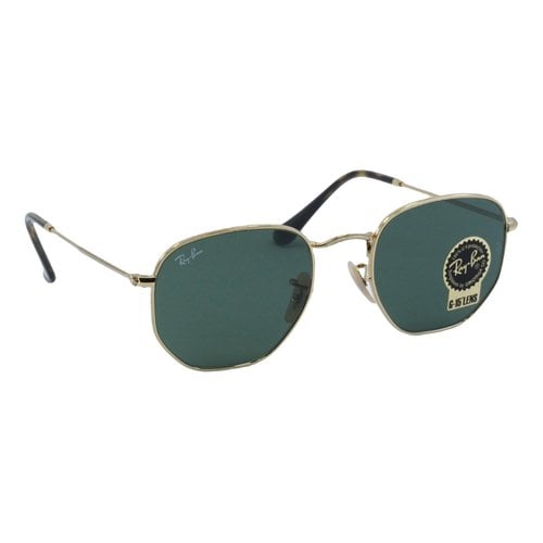 Pre-owned Ray Ban Sunglasses In Gold