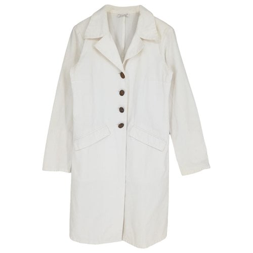 Pre-owned Agnès B. Jacket In White