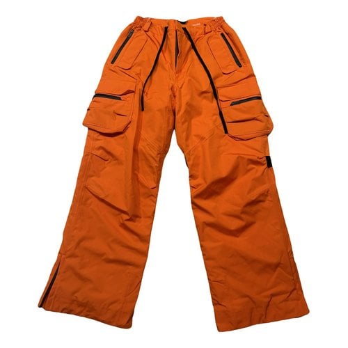 Pre-owned Raf Simons Trousers In Orange