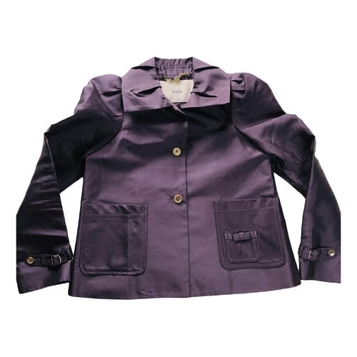 Pre-owned Luella Silk Jacket In Purple
