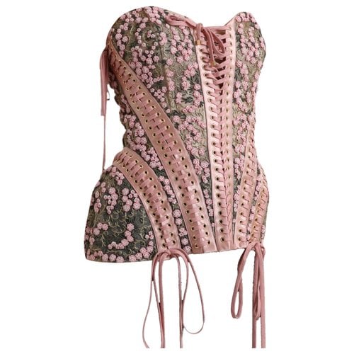 Pre-owned Dolce & Gabbana Corset In Pink