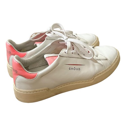 Pre-owned Ghoud Leather Trainers In White