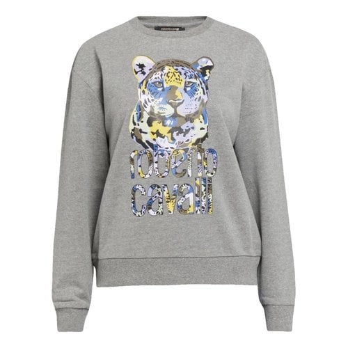 Pre-owned Roberto Cavalli Sweatshirt In Grey