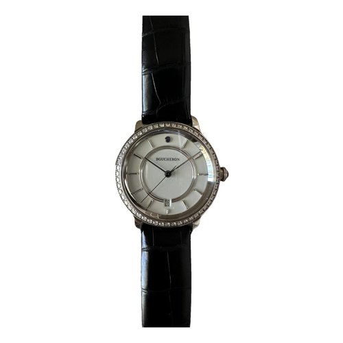 Pre-owned Boucheron Epure White Gold Watch