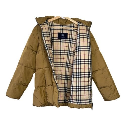 Pre-owned Burberry Jacket In Gold