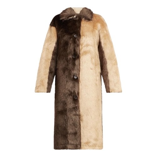 Pre-owned Stand Studio Coat In Brown