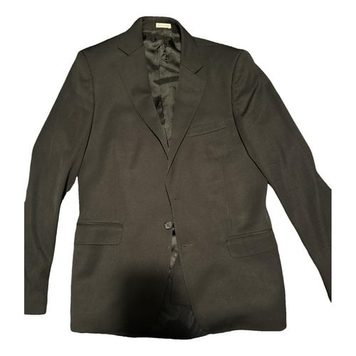 Pre-owned Alexander Mcqueen Wool Vest In Black