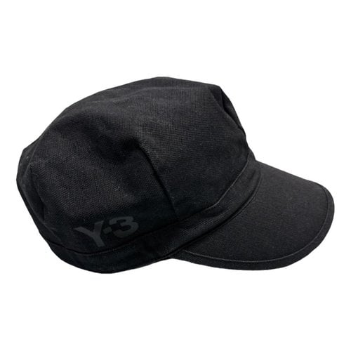Pre-owned Y-3 By Yohji Yamamoto Hat In Black