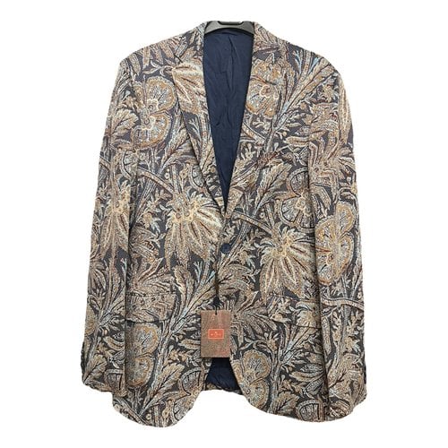 Pre-owned Etro Jacket In Blue