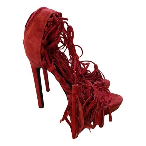 Pre-owned Jeffrey Campbell Heels In Red