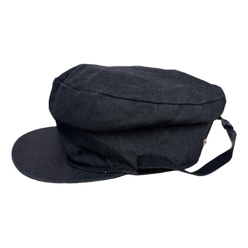 Pre-owned Yohji Yamamoto Linen Hat In Black