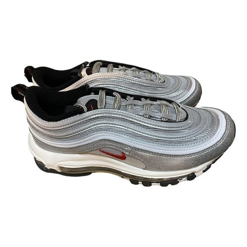 Pre-owned Nike Air Max 97 Cloth Trainers In Silver