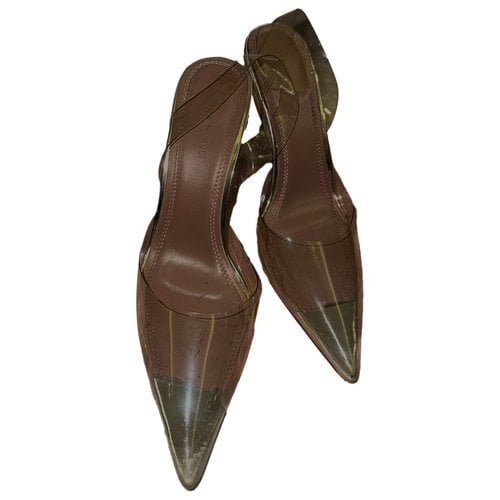 Pre-owned Amina Muaddi Heels In Other