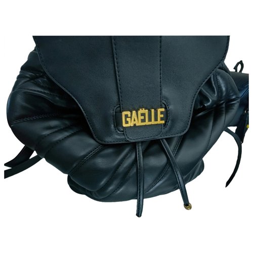 Pre-owned Gaelle Paris Backpack In Black