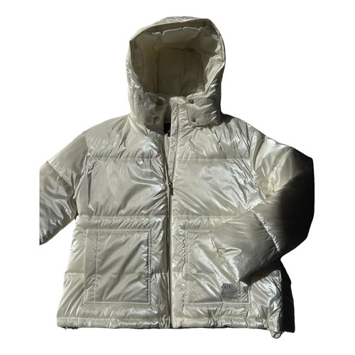 Pre-owned Armani Exchange Puffer In White