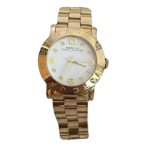 Pre-owned Marc Jacobs Watch In Gold