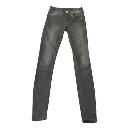 Pre-owned G-star Raw Slim Jeans In Grey