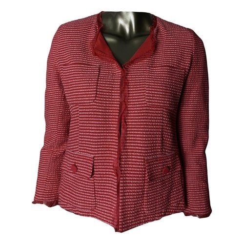 Pre-owned Max Mara Wool Blazer In Red