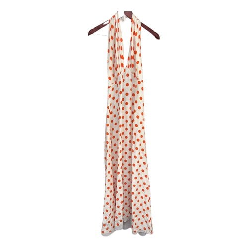 Pre-owned Emilia Wickstead Silk Mid-length Dress In White