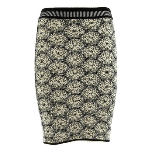 Pre-owned Alaïa Maxi Skirt In Grey