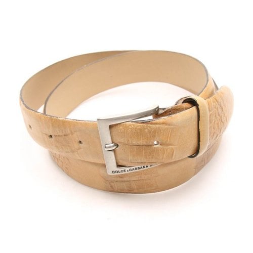 Pre-owned Dolce & Gabbana Leather Belt In Multicolour