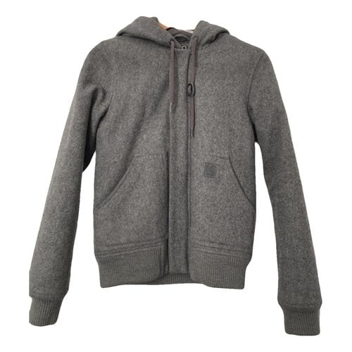 Pre-owned Carhartt Wool Jacket In Grey