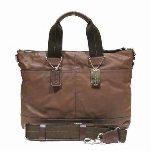 Pre-owned Coach Leather Satchel In Brown