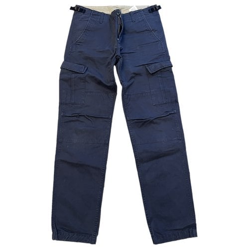 Pre-owned Carhartt Straight Jeans In Blue