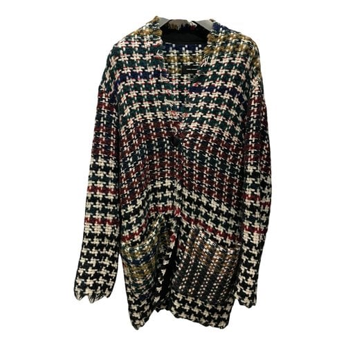 Pre-owned Isabel Marant Wool Cardi Coat In Multicolour