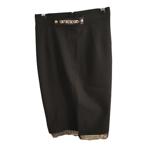 Pre-owned Cristinaeffe Mid-length Skirt In Black