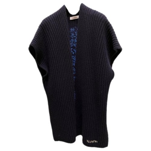 Pre-owned Valentino Wool Knitwear In Blue