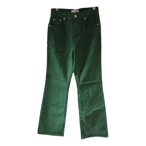 Pre-owned Jw Anderson Bootcut Jeans In Green