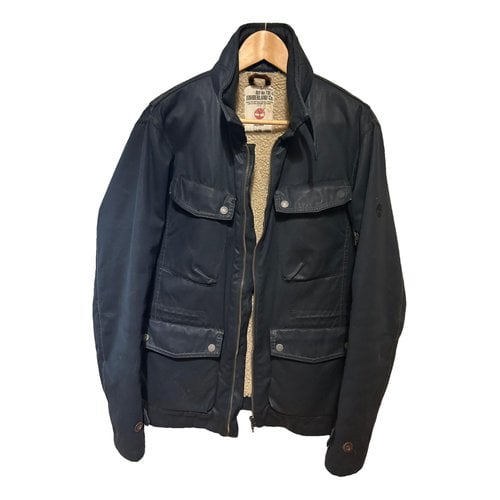 Pre-owned Timberland Parka In Blue