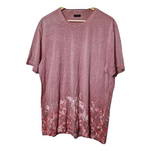 Pre-owned Zegna T-shirt In Pink