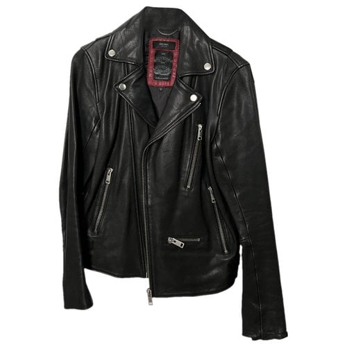 Pre-owned Diesel Leather Vest In Black