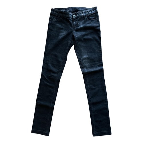 Pre-owned Gucci Slim Jeans In Black