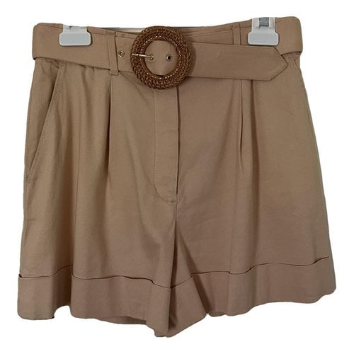 Pre-owned Zimmermann Cloth Shorts In Beige