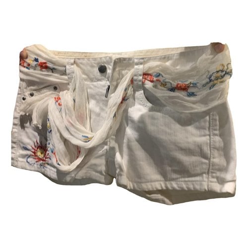 Pre-owned Ermanno Scervino Shorts In White