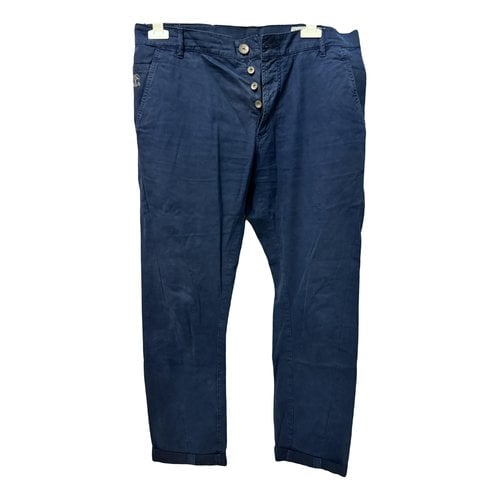 Pre-owned Brunello Cucinelli Trousers In Blue