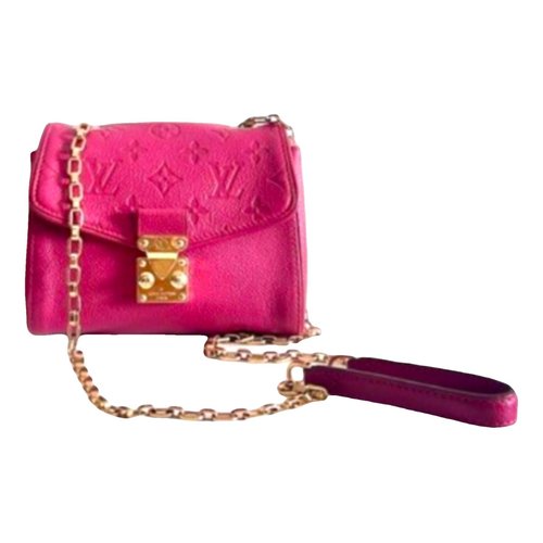 Pre-owned Louis Vuitton Saint-germain Leather Crossbody Bag In Purple