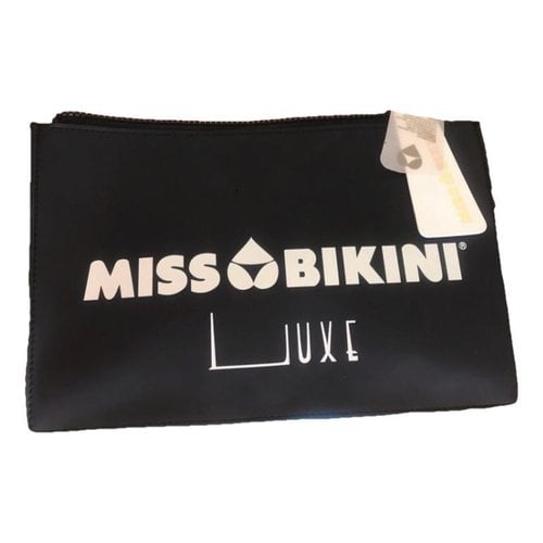 Pre-owned Miss Bikini Clutch Bag In Black
