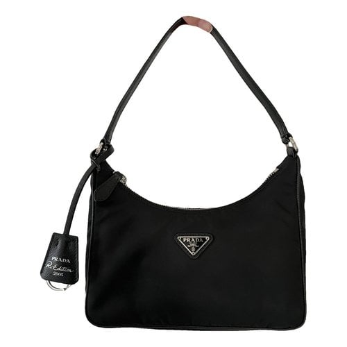Pre-owned Prada Re-edition 2005 Zip Handbag In Black