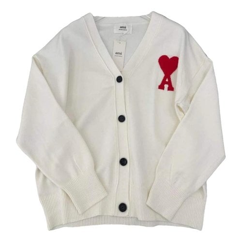 Pre-owned Ami Alexandre Mattiussi Cashmere Sweatshirt In White
