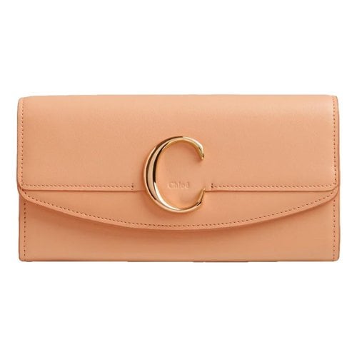 Pre-owned Chloé C Leather Clutch In Other