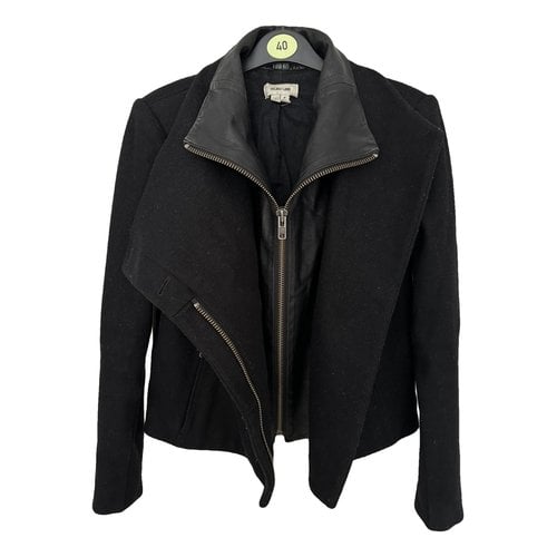 Pre-owned Helmut Lang Wool Jacket In Black