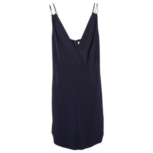 Pre-owned Victoria Victoria Beckham Dress In Navy