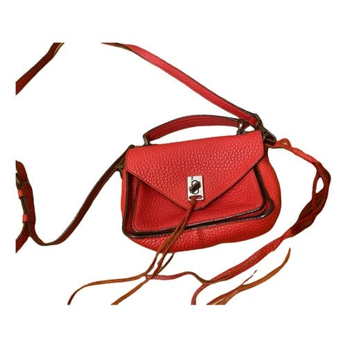 Pre-owned Rebecca Minkoff Leather Crossbody Bag In Red