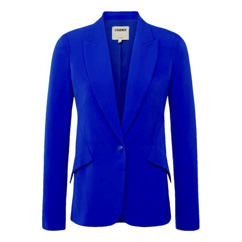 Pre-owned L Agence Blazer In Blue