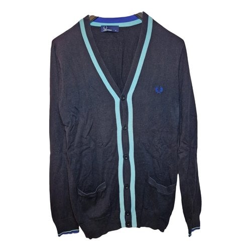 Pre-owned Fred Perry Vest In Navy
