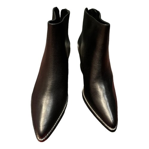 Pre-owned Rachel Comey Leather Boots In Black